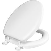 Mayfair vista frontal del asiento mostrando acabado blanco y confort