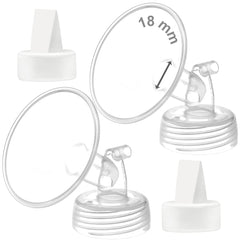 Maymom flange 18mm frontal mostrando ajuste preciso y compatibilidad