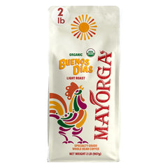 Mayorga paquete frente que muestra marca y tamaño 2 lb, ideal para frescura