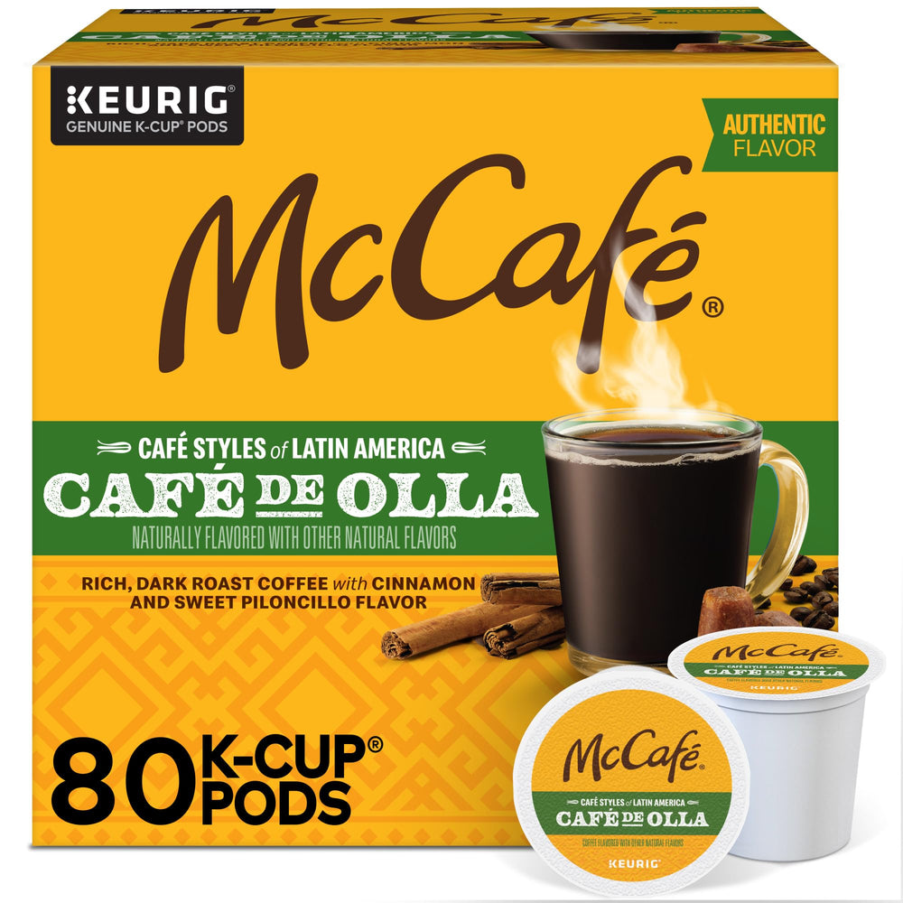 McCafé frente del paquete mostrando 20 cápsulas y beneficio práctico