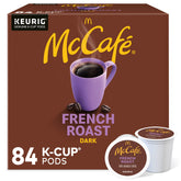 McCafé paquete frontal mostrando presentación y ventaja de 84 cápsulas