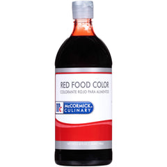 McCormick Culinary frente de botella rojo intenso para repostería