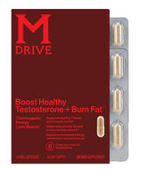 Mdrive envase frontal mostrando el diseño y cantidad de cápsulas