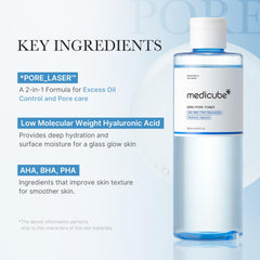 medicube aplicación con algodón que ilustra exfoliación suave y limpieza