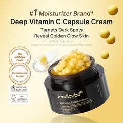 medicube detalle de cápsula liposomal que preserva vitamina C