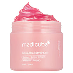 medicube frasco frontal mostrando diseño y tamaño, hidratación visible