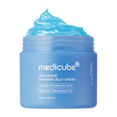 medicube envase frontal mostrando diseño y sello de hidratación