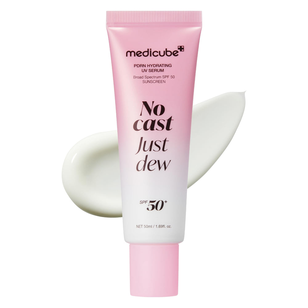 medicube envase frontal mostrando diseño y protección SPF 50