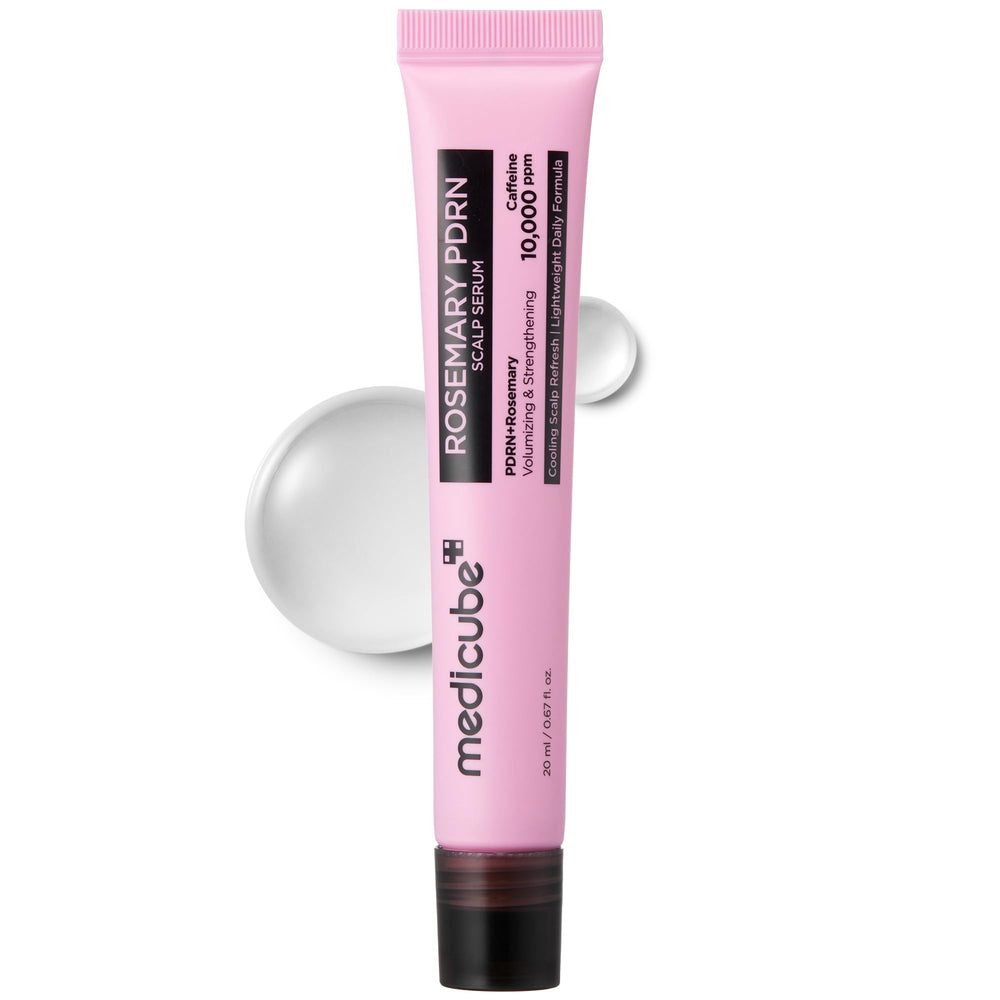 medicube envase frontal del scalp serum mostrando diseño y volumen