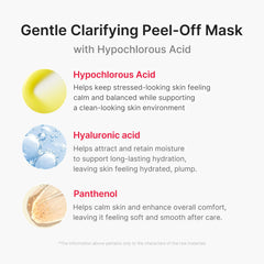 medicube persona aplicando la mascarilla para limpieza visible