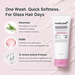 persona aplicando medicube en la ducha para tratamiento intensivo