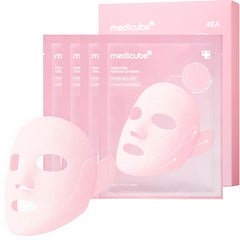 medicube empaque frontal mostrando la mascarilla y aporte de contorno