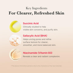 medicube etiqueta con lista de ingredientes clave y uso seguro