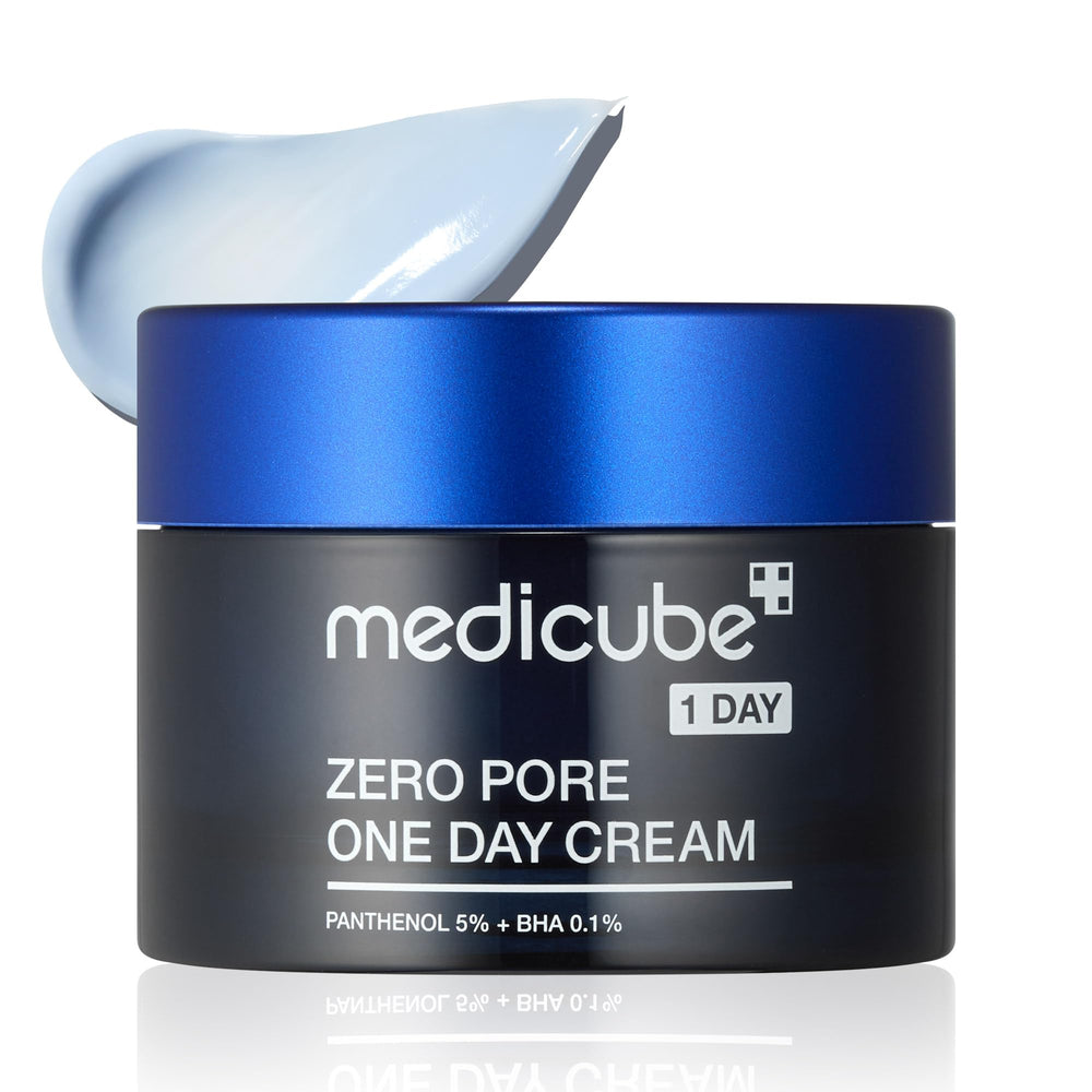 medicube frasco frontal mostrando diseño y beneficio poros afinados