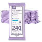 Medline ReadyBath frente del paquete muestra contenido y beneficio práctico