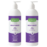 Medline Remedy frontal del envase con aroma vainilla, hidratación sin grasa