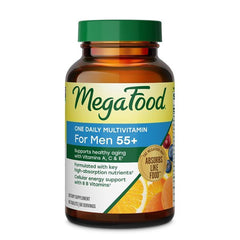 MegaFood vista frontal del envase mostrando marca y descripción