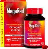 MegaRed front box showing brand and product benefits for heart support