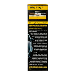 Meguiar's detalle de la textura de la barra de clay destacando suavidad y eficacia
