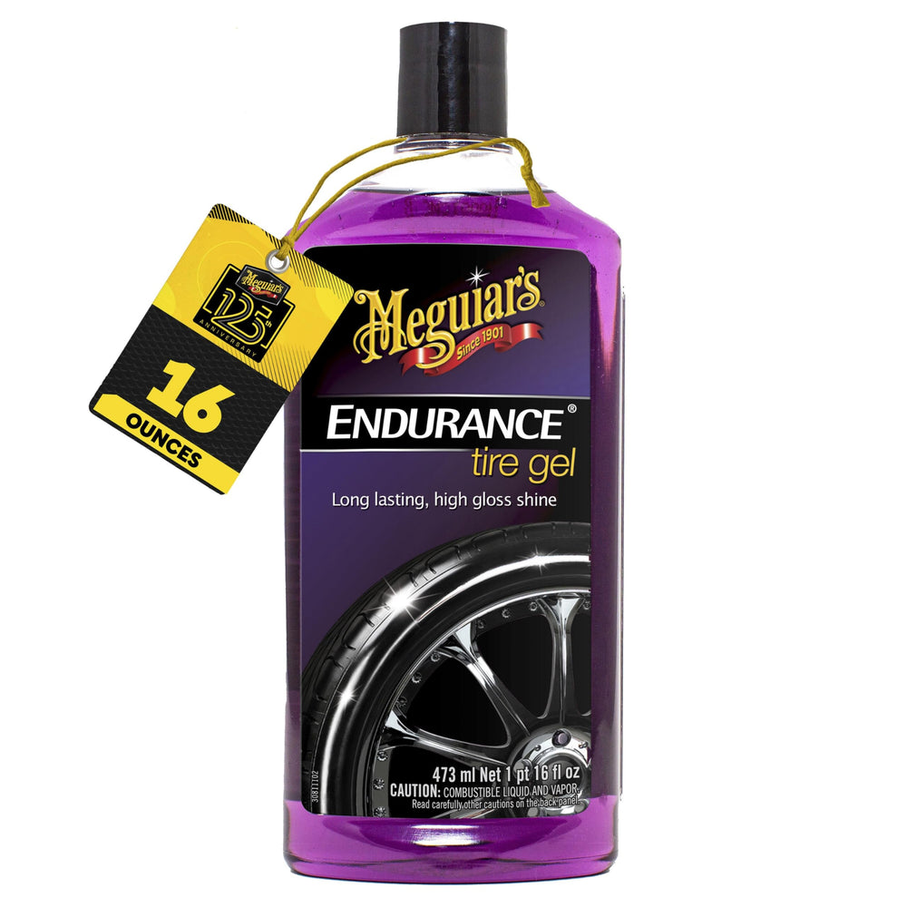 Meguiar's botella frontal mostrando el gel y beneficio de identificación rápida