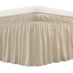 MEILA falda frontal en beige mostrando cobertura completa y elegante