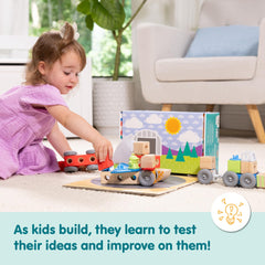Melissa & Doug caja que se pliega y sirve como zona de juego y almacenamiento portátil