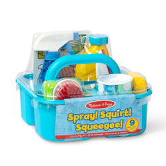 Melissa & Doug bote de polvo que se puede rellenar con agua para jugar