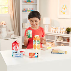 Melissa & Doug textura de madera y pintura segura para juego duradero