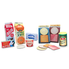 Melissa & Doug lonchas de juguete listas para apilar y servir en juego