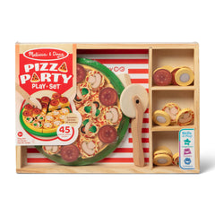 Melissa & Doug detalle de porciones de madera que se unen, seguridad y durabilidad