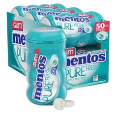 Mentos bote frente mostrando el diseño curvo y facilidad para llevar