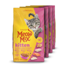 Meow Mix empaque frontal mostrando el pack y beneficios visibles