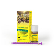 Merck Safe-Guard Aquasol vista frontal del envase mostrando la presentación 3 mL y claridad de uso