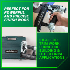 Metabo HPT primer plano de la punta No‑mar protegiendo la superficie