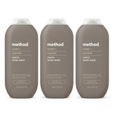 Method frente del envase mostrando diseño y volumen, limpieza eficaz