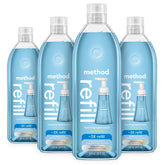 method sea minerals front packaging showing refill bottle and scent benefit