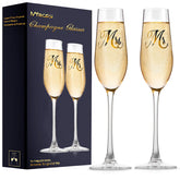 Mfacoy flautas frontal mostrando diseño Mr y Mrs y elegancia