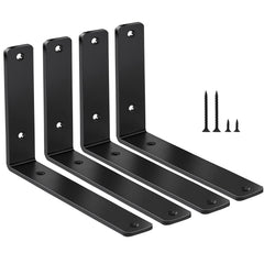MHMYDZ vista frontal del pack de soportes, aspecto resistente y listo para instalar