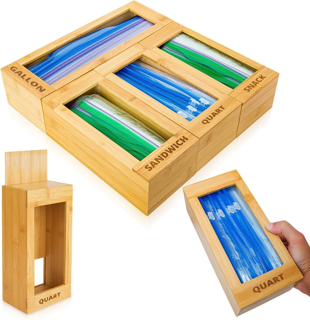 mHomeBilt vista frontal del organizador mostrando bolsas listasy orden