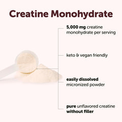 Micro Ingredients cuchara medidora sobre el polvo indicando 5 g por servicio preciso