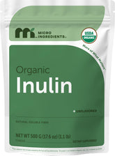 Micro Ingredients paquete frontal mostrando tamaño y marca para fácil identificación
