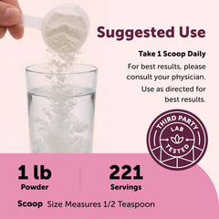 Micro Ingredients polvo disolviéndose en un vaso, mezcla rápida y sin sabor