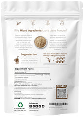 Micro Ingredients textura del polvo en primer plano que resalta su finura y fácil mezcla