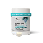 Microbiome Labs vista frontal del envase mostrando la marca y beneficio