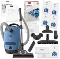 Miele Classic C1 frente y cuerpo mostrando maniobrabilidad y diseño