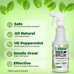 Mighty Mint detalle del rociador para aplicación dirigida y controlada