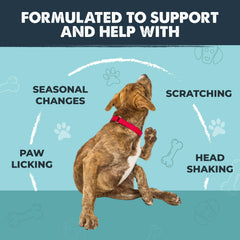Mighty Paw ingredientes clave omega-3 quercetina cúrcuma para soporte