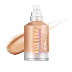 Milk Makeup envase frontal de Hydro Grip + Glow, presentación clara y profesional
