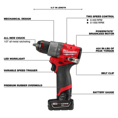 Milwaukee M12 FUEL baterías y bolsa organizadora, movilidad y continuidad