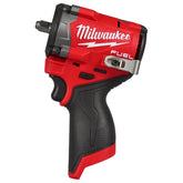Milwaukee M12 FUEL frontal mostrando diseño compacto y potencia